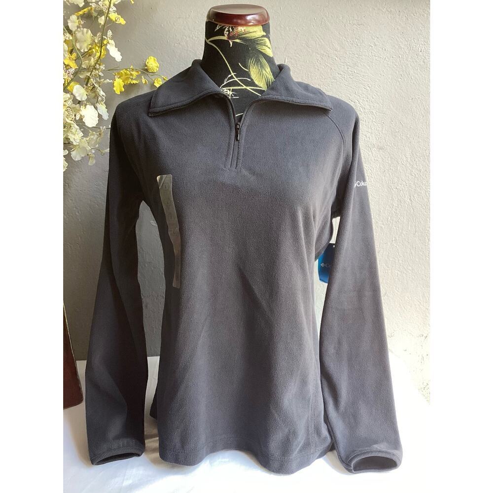 columbia womens fleece quarter zip pullover large